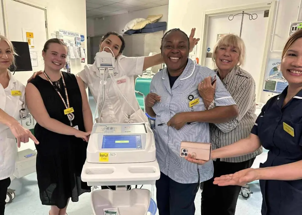 Cornwallis Ward came to us for a new ECG machine and trolley for their ward