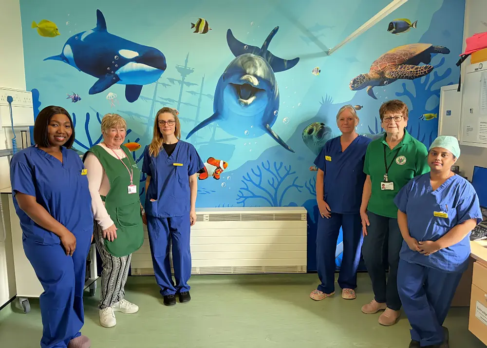 We loved seeing the artwork vinyls we funded placed in MSSU.